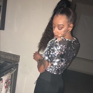 Sequin top